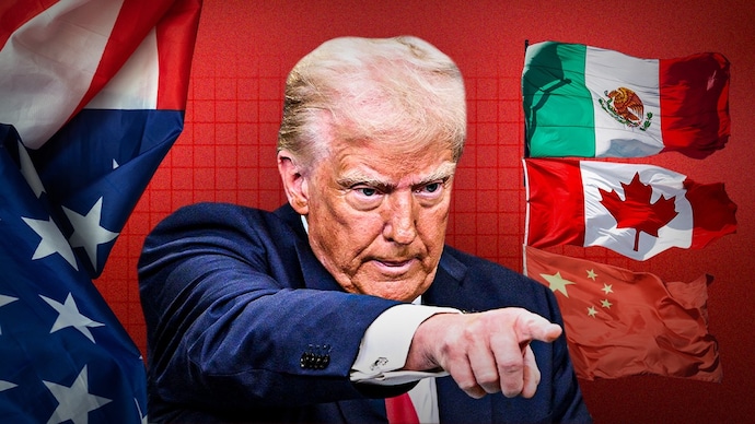 Why did Donald Trump impose tariffs on Mexico, Canada and China?