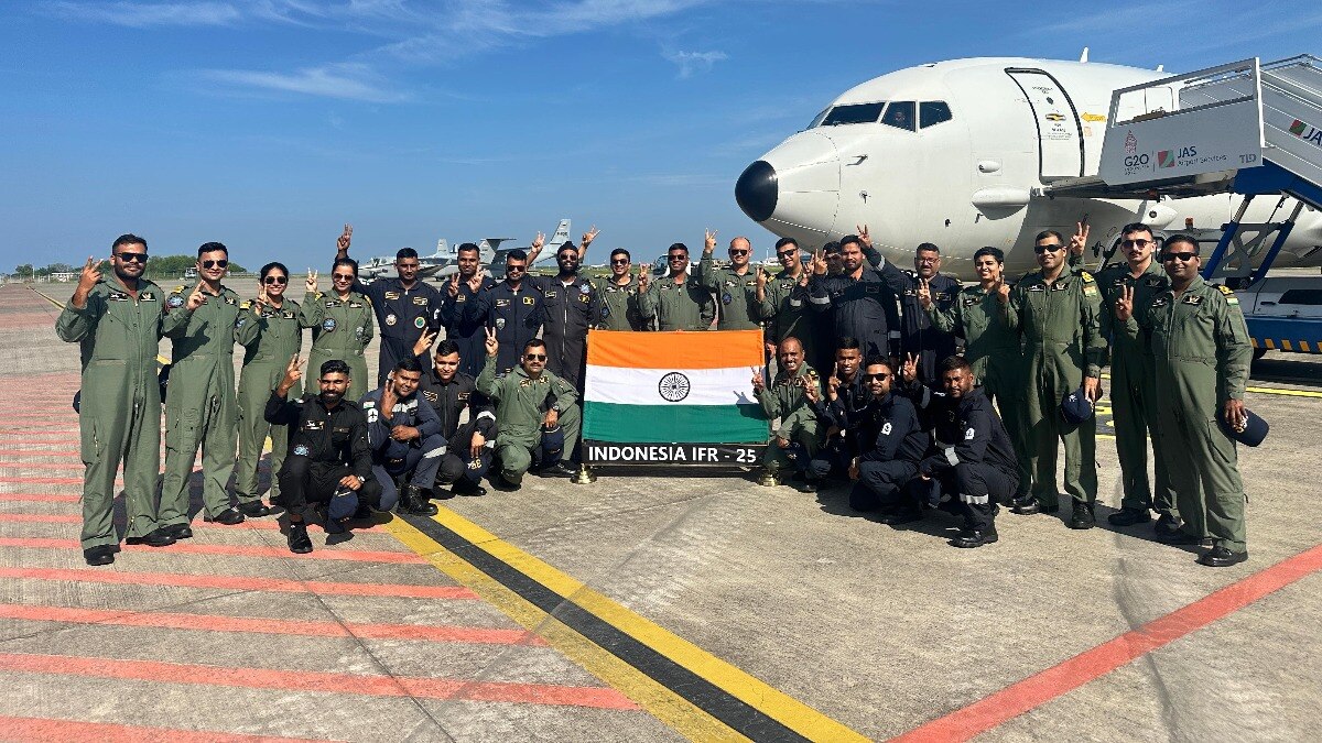 Indian Navy’s INS Shardul and a P8I maritime surveillance aircraft have arrived in Bali for the international fleet review (IFR) 2025