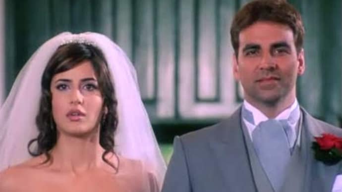 Akshay Kumar, Katrina Kaif Namesty in London. Akshay Kumar, Katrina Kaif, Namasti London