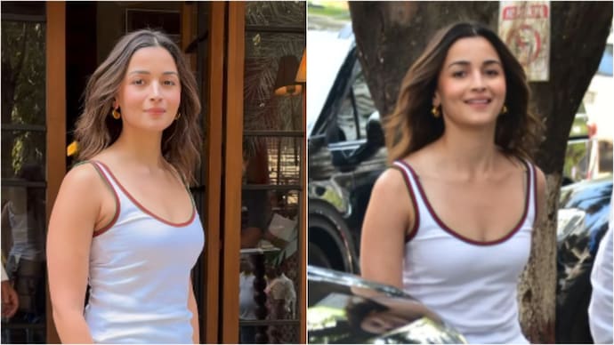 Alia Bhatt had a meeting with her fans and had a meeting. (Photos: Screenshot - Instagram / Human Mangani) Alia Bhatt had a meeting with her fans and had a meeting. (Photos: Screenshot - Instagram / Human Mangani)
