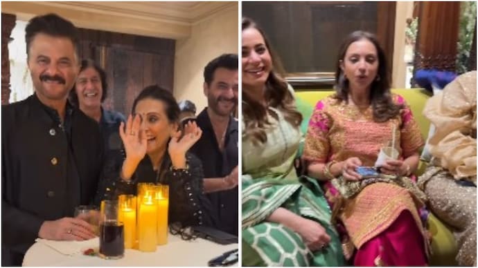 Anil Kapoor's wife Sunita is the birthday. (Credit: Instagram/Farahkhan) Anil Kapoor's wife Sunita's birthday bash