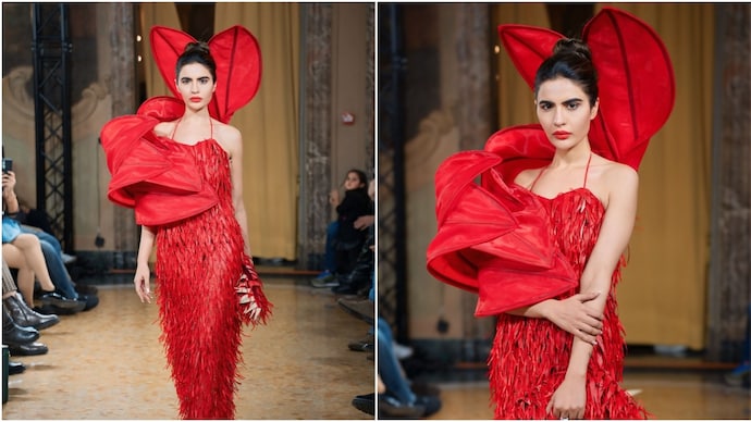 Deepti Sadhwani at Milan Fashion Week. Deepti Sadhwani at Milan Fashion Week