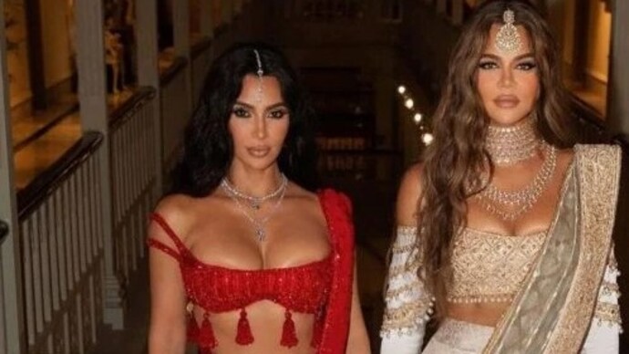 Kim and Khalo Kardashian (Photo: Kim/Instagram) in Ambani Wedding Kim and Khalo Kardashian