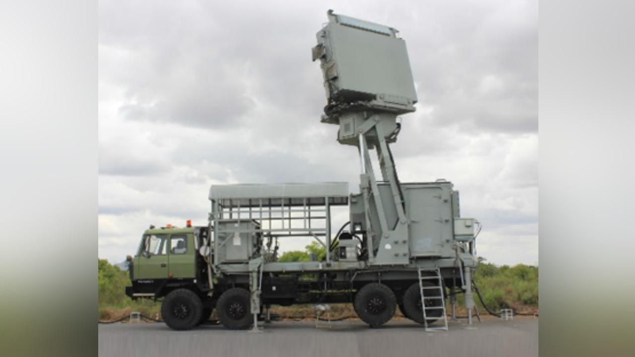 Low Level Transportable Radar (LLTR) is a ground based rotating Active Phased Array Radar System for air space surveillance. (Photo: DRDO)