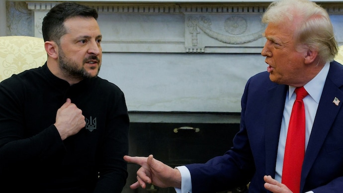 Ukrainian President Volodymyr Zelenskyy and US President Donald Trump engaged in an argument at White House.  (Photo: AP) Ukrainian President Volodymyr Zelenskyy and US President Donald Trump engaged in an argument at White House.  (Photo: AP)