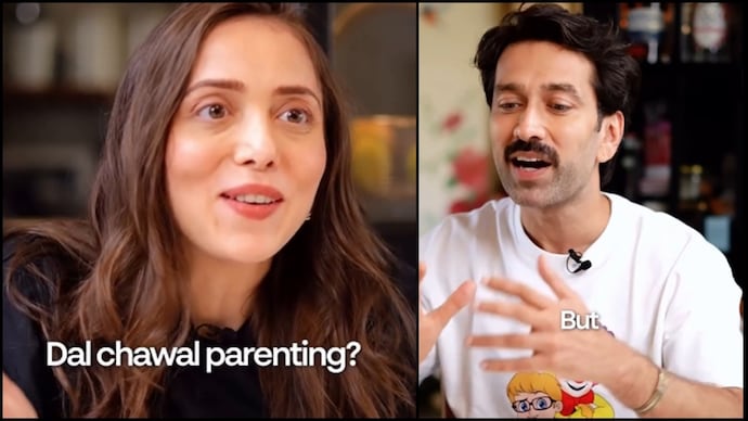 Nakul Mehta, Janaki Parekh discussed 'Dal-rice parenting' on his podcast. Nakuul Mehta, Janaki Perekh