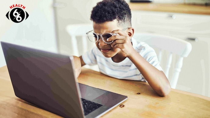 One of the biggest causes of increasing eye disorders is the increasing use of a digital screen. (Photo: Today Vani Gupta/AI generated by India) One of the biggest causes of increasing eye disorders is the increasing use of a digital screen.