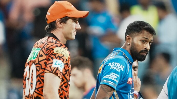 SRH vs MI, IPL 2025: Match 41 Preview, Predicted XIs, Fantasy Picks & Pitch Report 2 pat cummins hardik pandya 235455493