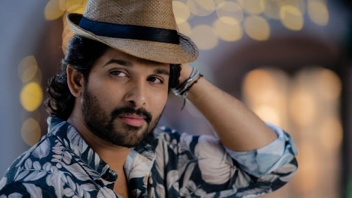 Allu Arjun reacts to him winning the inaugural Gaddar Film Award in the best actor category (PC: IMDB)