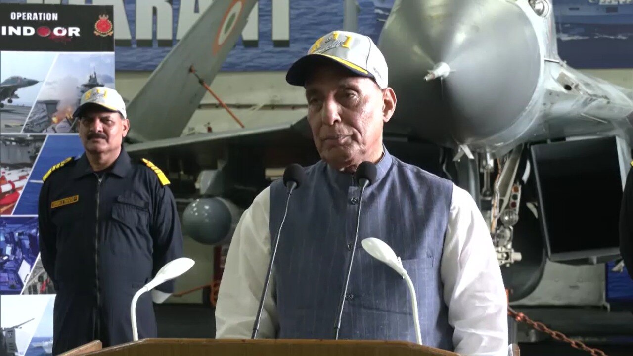 Rajnath Singh lauds Navy's role during Op Sindoor: Pak ships didn't dare...