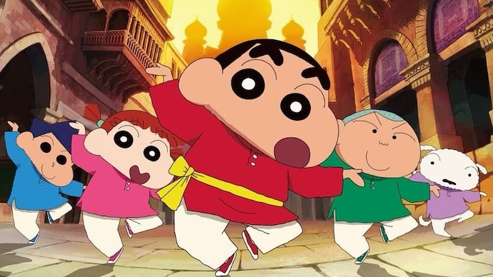 Shin Chan Visual Teaser: Spicy Kasukabe dancer (Photo Credit: Instagram/PVRPICT) Shin Chan: Spicy Kasukabe dancers