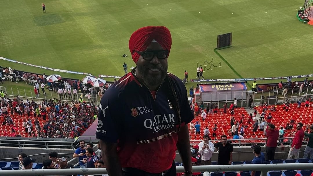 Chris Gayle in turban and RCB jersey Who is the West Indies legend