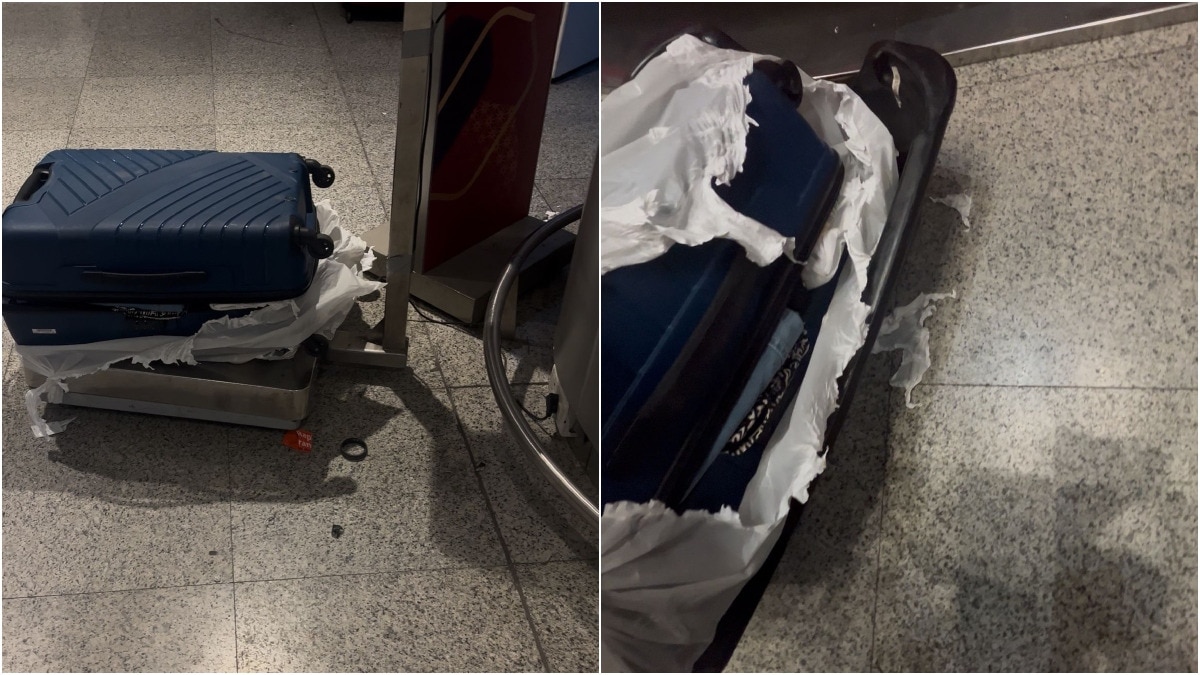 IndiGo passenger claims luggage arrived broken with items missing shares pics - India Today