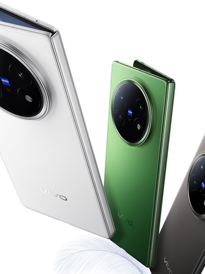 vivo X Fold5 折りたたみ式 ホワイト 12+256 Vivo X Fold 5: World's Lightest Foldable with Huge Battery