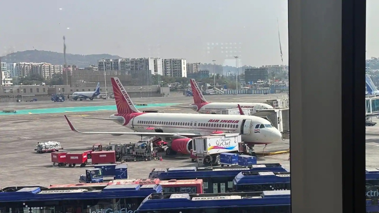 Air India flight from Kochi veers off Mumbai airport runway amid heavy rain