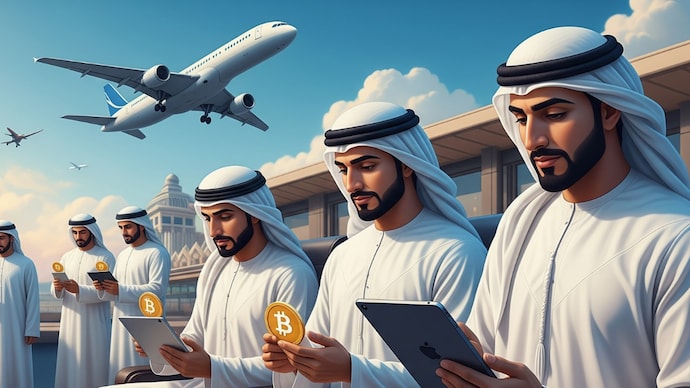 Emirates to let flyers pay with cryptocurrency soon. (Photo: Generated by AI)