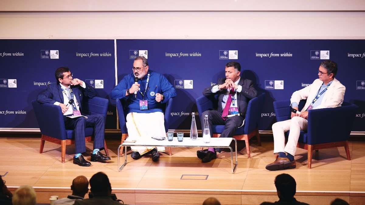 Oxford India Forum: Students should not see AI as a challenge, but as an opportunity, Rajiv Chandrashekhar says Oxford India Forum: Students should not see AI as a challenge, but as an opportunity, Rajiv Chandrashekhar says