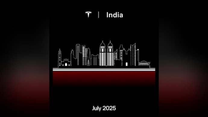 Tesla India shared the 'coming soon' teaser on its X account. (Image: X/ @Tesla_India)
