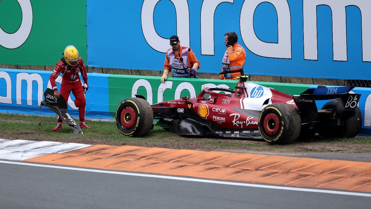 Lewis Hamilton's woes continue after Dutch GP crash, suffers first race retirement for Ferrari - India Today