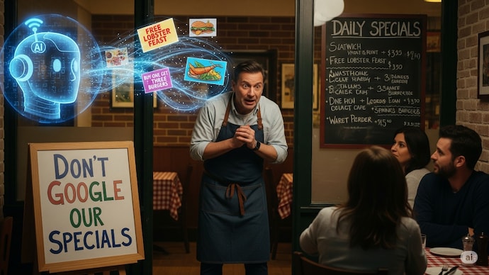 Restaurant asks customers to stop using Google after creating AI special and discounts Restaurant asks customers to stop using Google after creating AI special and discounts