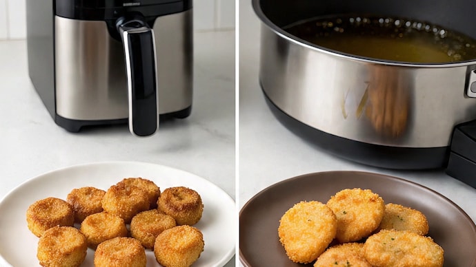 Air fryers are everywhere, promise crime-free crispy behavior. But is it really healthy than traditional deep frying? Doctors and nutritionists break it. (AI produced image) Air fryers are everywhere, promise crime-free crispy behavior. But is it really healthy than traditional deep frying? Doctors and nutritionists break it.