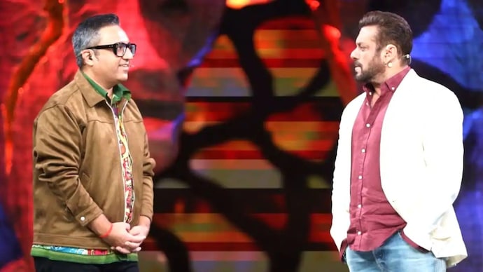 Ashner Grover's veil in Salman Khan and 'Bigg Boss' (Photo: Colors TV) Ashner Grover indirectly targets Salman Khan, criticizing the host-centric reality show
