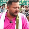 RJD leader Tejashwi Yadav in an interview with India Today TV. (Screengrab)