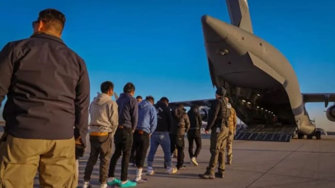 DSP Sandeep informed that the flight carrying the deported Indians arrived in Delhi on Saturday night following which the officials brought the group from Delhi to Karnal. (Representational Image) India added to UK's "Deport Now, Appeal Later" scheme, as deportation rules tighten