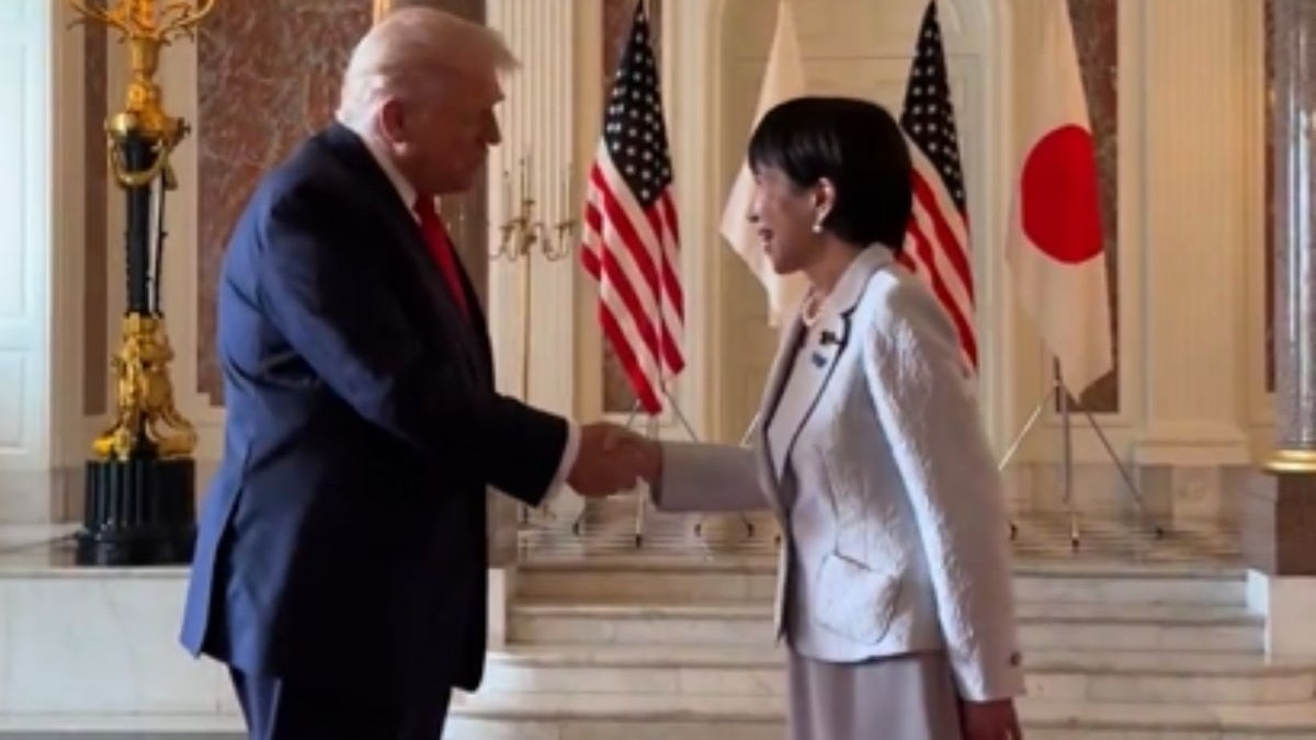That's a strong handshake: Trump praises Japan's new PM Sanae Takaichi