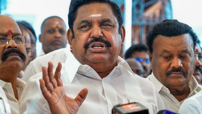 Edappadi K Palaniswami ordered expulsion of 14 supporters of expelled leader KA Sengottaiyan. (PTI image) AIADMK chief Edappadi K Palaniswami rules out OPS, TTV Dhinakaran’s return, credits BJP for 2017 support