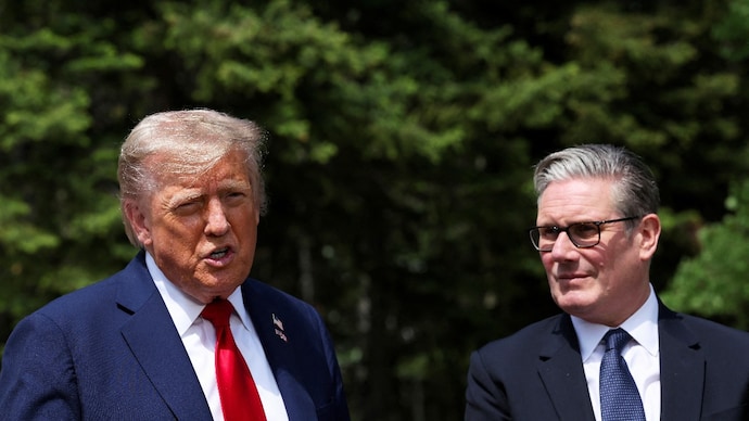 Britain's PMi Keir Starmer with US President Donald Trump. Britain's PMi Keir Starmer with US President Donald Trump