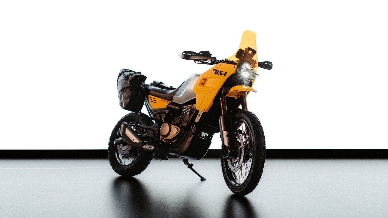 BSA unveils first adventure bike, the Thunderbolt at EICMA 2025