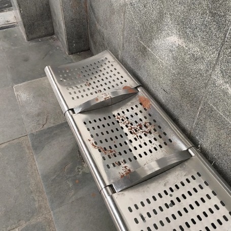 Delhi Metro passenger shares gutka-stained seat photo in viral post