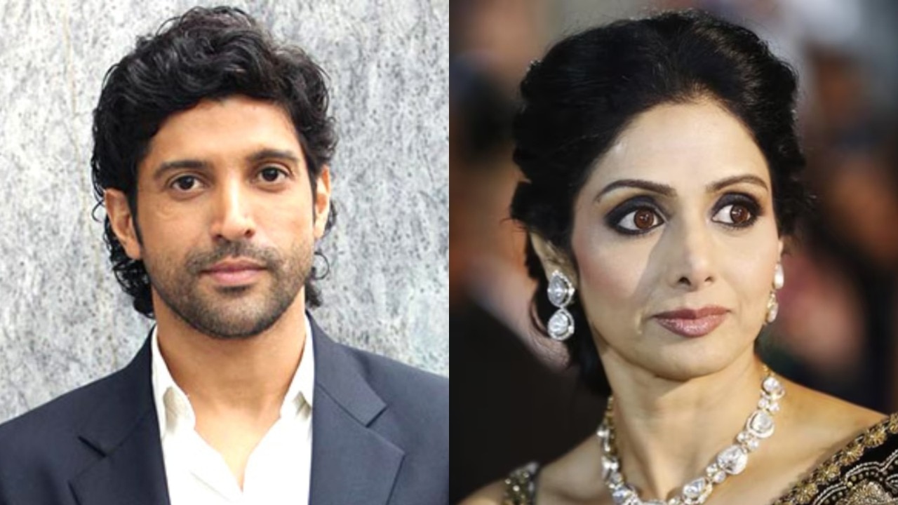 Farhan Akhtar shares throwback incident with Sridevi that could've ended his career
