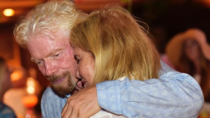 Richard Branson’s wife Joan Templeman. Richard Branson’s wife Joan Templeman