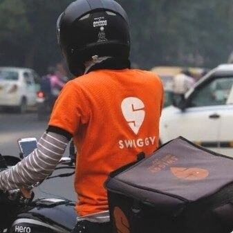 Swiggy shares settled 0.20 per cent lower at Rs 418.10.