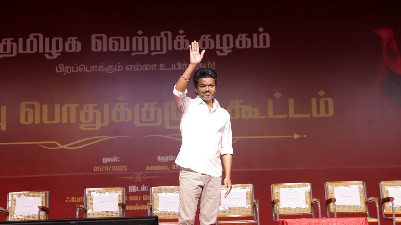 Vijay makes first public appearance after Karur stampede, TVK passes 10 resolutions