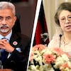 External Affairs Minister S Jaishankar (L) and Khaleda Zia (R)