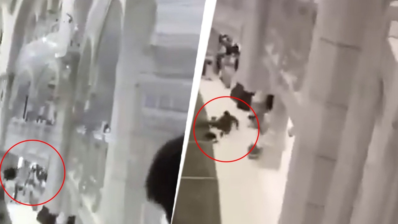 Suicide bid at Mecca Grand Mosque, hero security guard breaks man's fall