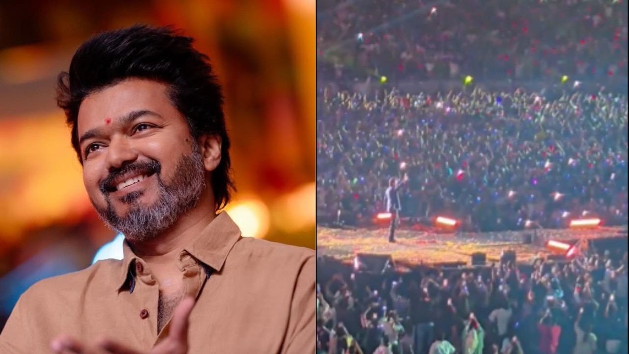 Fan frenzy greets Vijay at Jana Nayagan audio launch in Kuala Lumpur. Watch video