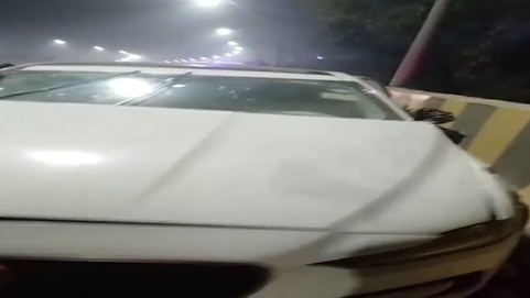 Jaguar crashes while trying to overtake truck in Noida, teen driver killed