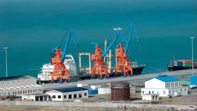 The Chabahar Port is located in southeastern Iran, on the Gulf of Oman. It serves as Iran's only oceanic port. (File) Chabahar Port is located in southeastern Iran, on the Gulf of Oman. It serves as Iran's only oceanic port, and consists of two separate ports. (File)
