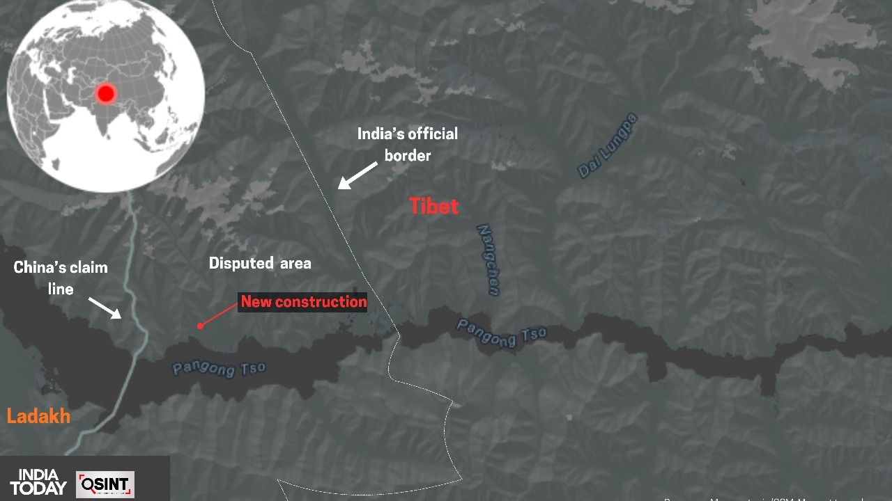 Closer look at new Chinese structures near Pangong Lake and what it means