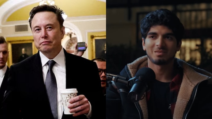 Sulaiman Khan has left xAI days after appearing on a podcast. (Photos: Reuters, Relentess YouTube)