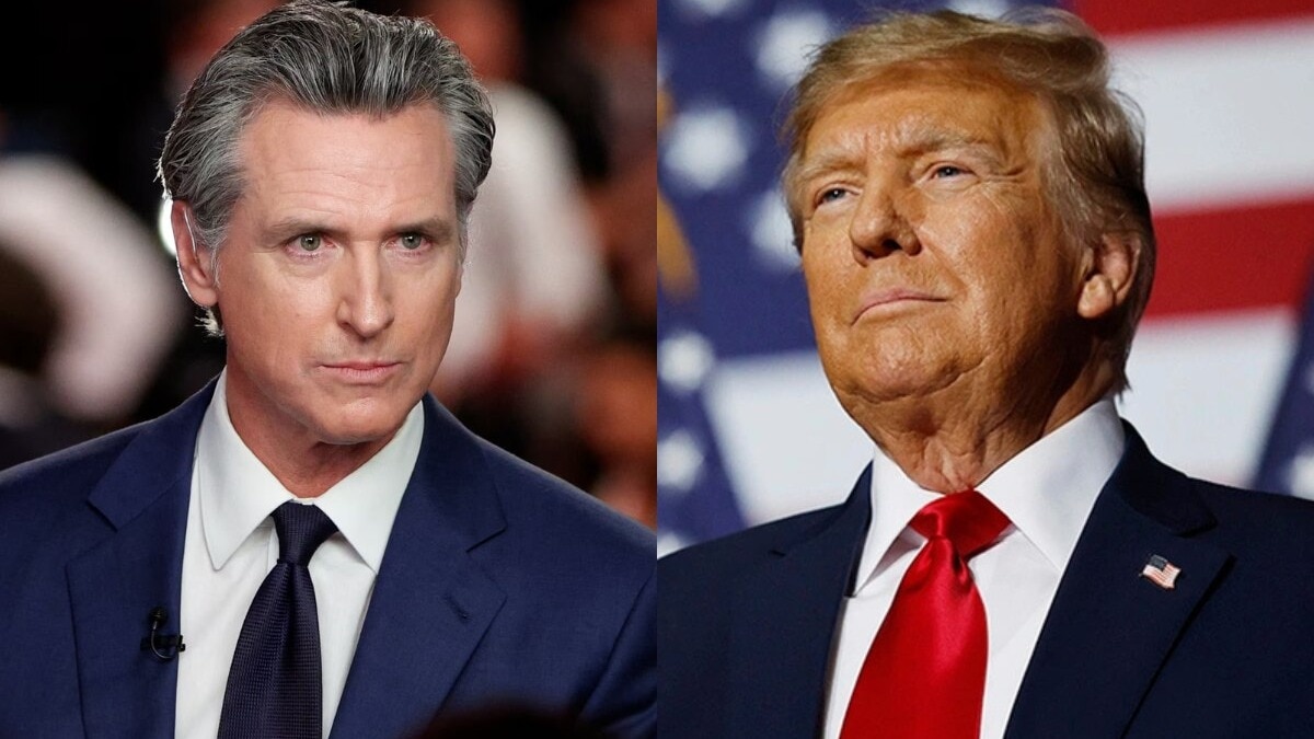 Newsom blocked from entering USA House at Davos after trolling Trump
