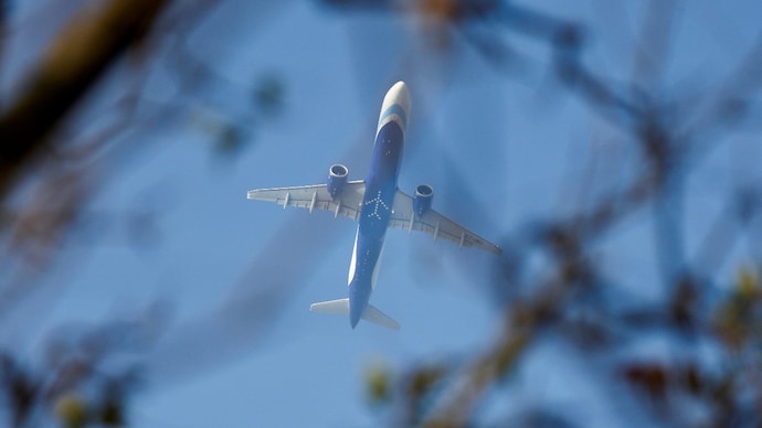 Georgia-Delhi IndiGo flight waslast non-Iranian plane before Tehran closed its airspace. (Reuters Photo) IndiGo flight