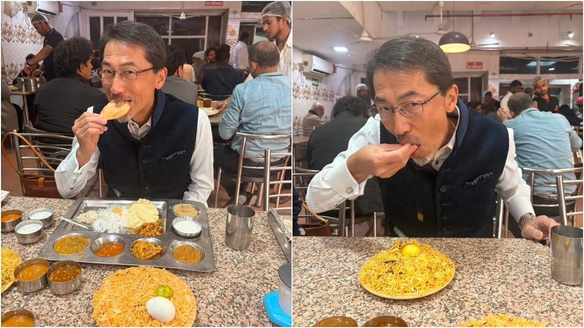 Japan envoy's suggestion for eating biryani has a Sushi connection. See post