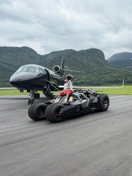 Neymar lives Batman dream with million-dollar Batmobile, Batcopter and jet  flex - India Today