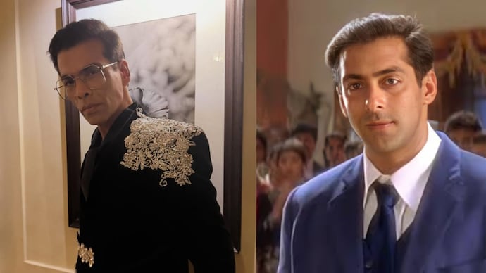 Karan Johar opens up about emotional moment with Salman Khan on Kuch Kuch Hota Hai. (Photo: Instagram/karanjohar / movie still)