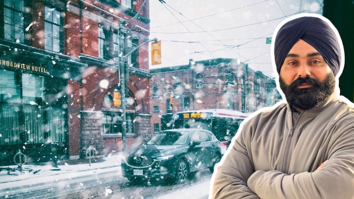 Social Media/Unsplash) Sikh Cabbie Hardeep Singh Toor hailed as hero in Canada for rushing pregnant woman to hospital in snowstorm.